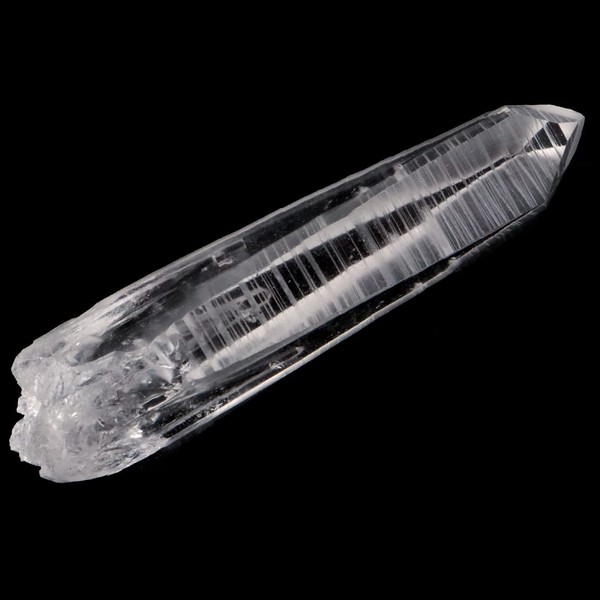 GOLD STONE Natural Lemurian Seed Natural Stone Crystal Purifying Crystal from Serra de Cabral, Minas Gerais, Brazil, 1 Piece