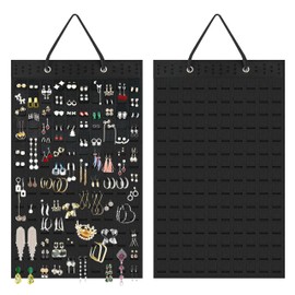 YUJIANmy Hanging Earring Holder & Brooch Pin Organizer - Large Wall Display for 300 Pairs of Jewelry- Earring Organizer Storage for Earrings, Bracelets, Jewelry，Brooch Pin,57 x 35 cm