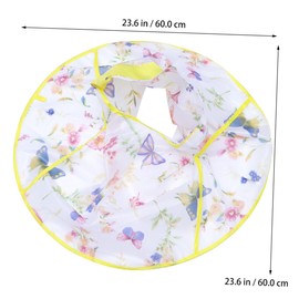 Vaguelly 1pc Hair Cutting Cloak Barber Shawl for Static Hair Styling Accessory for Home Salon Use Random Style Design