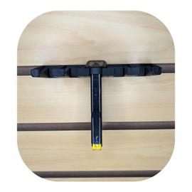 Hammy3DPrints Mount for Taurus Millennium Pro PT140 .40 Mags - Slatwall | Magazine Holder Storage Rack (Dakota with Metal Track Insert)