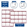24" x 36" SwiftGlimpse 2026 Wall Calendar Erasable Large Wet