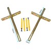 Heavy Duty Long Concealed/Invisible/Hidden Floating Shelf Support Brackets Oak Mantel