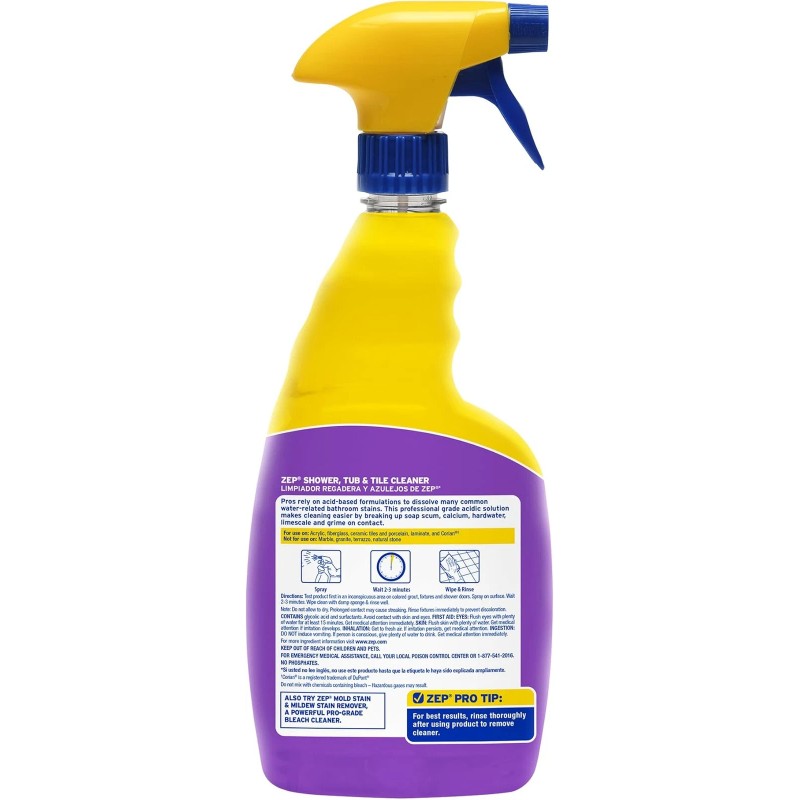 Zep Shower, Tub and Tile Cleaner 32-fl oz Bathtub Cleaning