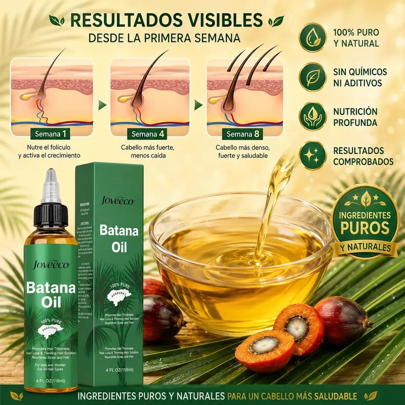 2p JOVEECO Aceite De Batana Orgánico Natural Crecimiento Del Cabello