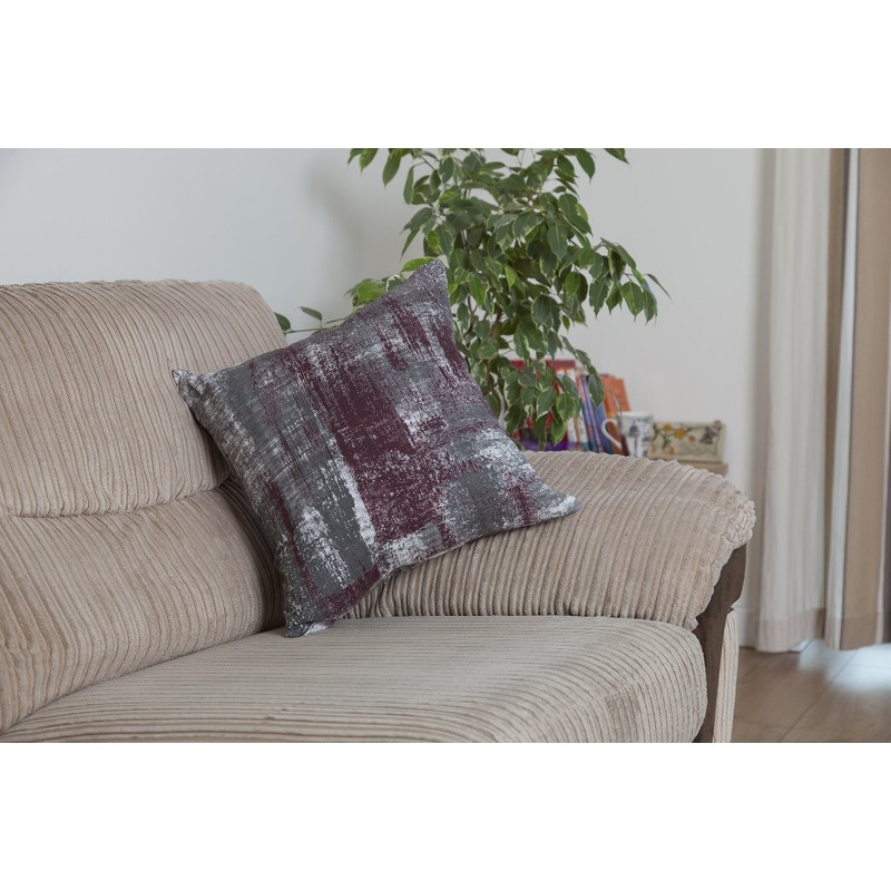 TreeWool (2 Pack Brush Art Accent Cushion Covers in Cotton