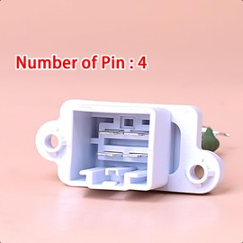 LoreenCar Blower Motor Resistor 1206927 3M5H18B647AC for Ford Focus Fiesta Mondeo C-Max Galaxy S-Max, Blower Control Unit, Heater Resistor, AC Blower Speed Regulator