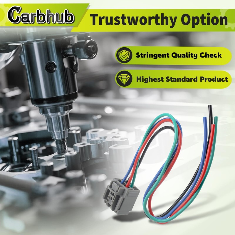 Carbhub Blower Motor Fan Pigtail Connector Harness Fit for Volvo