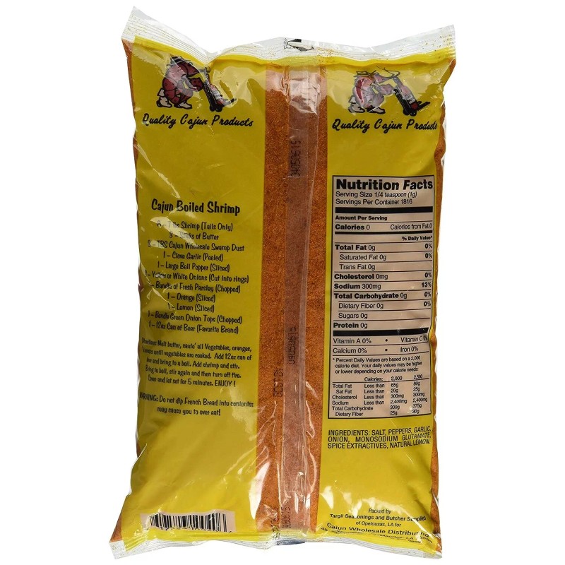 FQQF Cajun Swamp Dust 32Oz Seafood Boil Seasoning For Crawfish