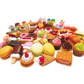 Erasers, Pack of 30 Party Favors for Kids Birthday Party, Eraser Puzzle Toy
