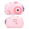 Kids Music Camera Pink Cute Adjustable Puzzle Kids Cartoon Projection