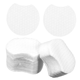 FOMIYES 900Pcs pearl pattern makeup remover cotton Disposable Cotton Face Pads makeup remover wipe lint free wipes cotton squares makeup remover pad non-woven fabric travel semicircle