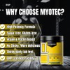 MYOTEC UP Mid Stimulant Pre Workout Powder, Energy Focus Pumps,