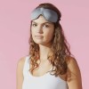 Bucky Ultra Lightweight Contoured Eye Mask Cool Gray Blocks Light