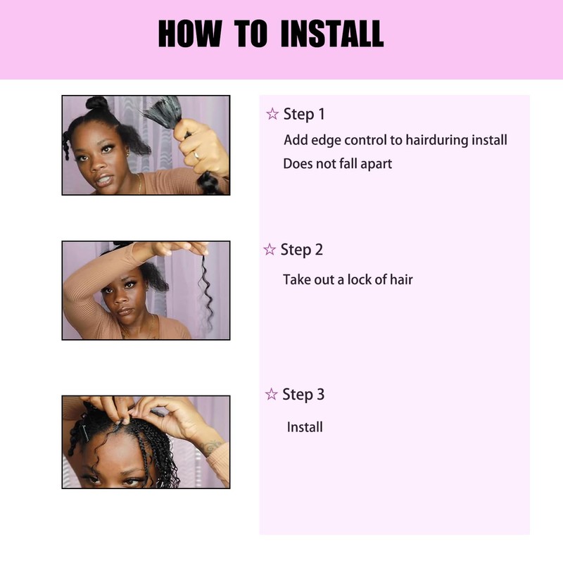 Boho Hair for Braiding #30 Deep Wave Bulk Bundles for