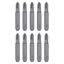 sourcing map 10pcs PZ1 Screwdriver Bit 5/32" Hex Shank 28mm Length Magnetic Phillips Slotted Hex Bits S2 Steel Screw Driver Bit for Electric Manual Screwdrivers Precision Repair