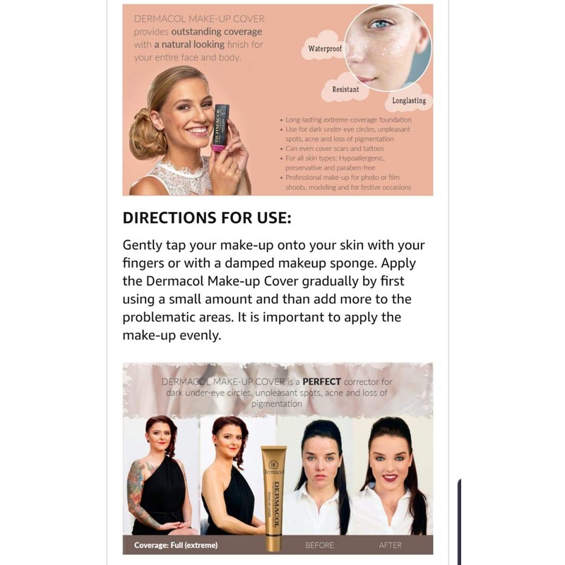 Dermacol Make-Up Cover Foundation 30g (218)