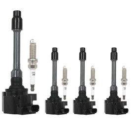 ASAPE Set of 4 Ignition Coil Pack with 4*Spark Plug Fit for 2019-2023 for Acura RDX 2021-2023 for Acura TLX 2018-2022 for Honda Accord 2016-2023 for Honda Civic, Replace UF781