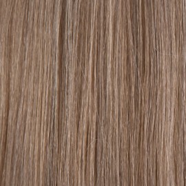 Glow Ponytail Color F18/22 Frosted Ash Brown - Sepia Wigs 27" Long Layered Wavy Heat Friendly Synthetic African American Pony Drawstring Hair Piece Ariana Cola de Caballo