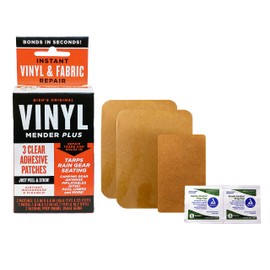 Tear Mender Vinyl Mender Clear Adhesive Patches, 40 Sq. Inches, BRT-1 (Packaging may vary)