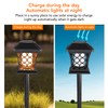 Solar Flame LED Lights Simulation Flickering Flame Grid Shape for