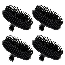 4 Stück Kopfhaut Bürste Kopfmassage Haar Reinigung Shampoo Bürsten, Massager Haarbürste, Kopfhaut Massager Shampoo Pinsel, Hair Scalp Massager Brush, Shampoo Duschbürste für die Kopfhaut