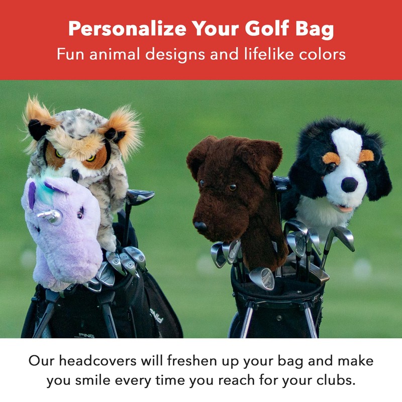 Daphne's Headcovers Leopard Driver Headcover | Premium Driver Headcovers |