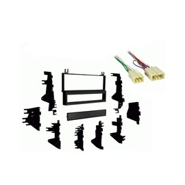 Harmony Audio Compatible with Toyota 4 Runner 1996 1997 1998 1999 2000 2001 2002 Single DIN Stereo Harness Radio Install Dash Kit Package