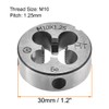 TA-VIGOR 2pcs M10 x 1.25 Metric Adjustable Threading Die, Alloy