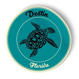 Squiddy Destin Florida - Vinyl Sticker Decal for Phone, Laptop, Water Bottle (2.5" high)