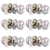 Gobrico 6 Keyed Alike Round Ball Entrance Door Lock Knob