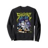 Beetlejuice It's Showtime Colorful Collage Retro Movie Sweatshirt