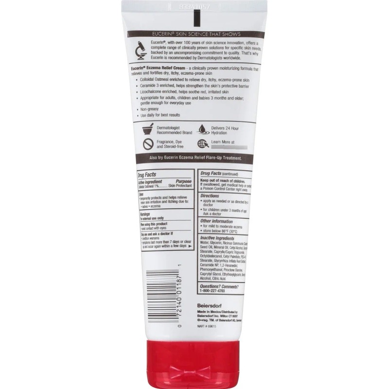 Eucerin Crema De Cuerpo Para Ezcema 8.0 Oz