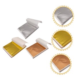 Hohopeti Crafting Art Painting Foil 300 Sheets Imitation Gold Foil Sheets for Decor Furniture