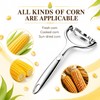 2PCS Upgraded Corn Peeler 304 Stainless Steel Corn Kernel Remover,