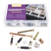 125Pcs 3 in 1 Furniture Crib Hardware Screws Connecting Fittings