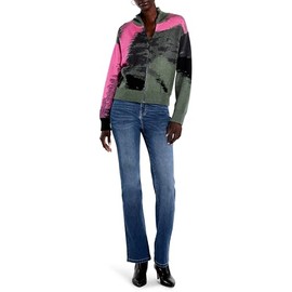 NIC+ZOE Women's Pink Pop Cardigan, Pink Multi, X-Small