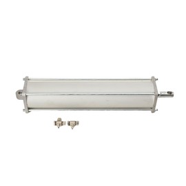 TABODD Tire Changer Machine Table Top Air Cylinder 420X80X88mm, Aluminum Alloy Pneumatic Air Cylinder with Connector Accessories(PT1/8, Stroke: 370mm)