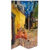 Oriental Furniture 6 ft. Tall Double Sided Works of Van