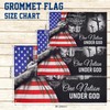 FLAGWIX 3x5 Patriotic American Flags for Outside, One Nation Under