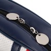 PU Leather Golf Ball Pouch Bag Tee Holder Handbag Storage