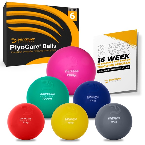 Driveline Baseball PlyoCare Balls - Weighted Pitching Training Balls +