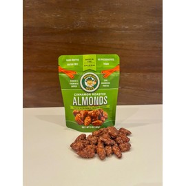 Magic Bavarian Cinnamon Roasted Almonds, 3 Ounces Trial Size of Sweet, Gluten-Free, Vegan Nuts, Made in the USA