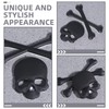 PRETYZOOM 4 Pieces Skull Emblem Stickers Skull Stickers Skull Stickers