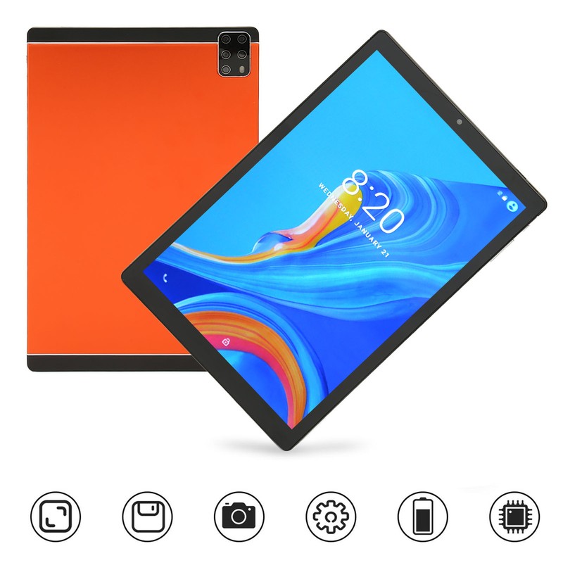 10.1 Inch Tablet for Android 12.0 5G WiFi 6GB 128GB