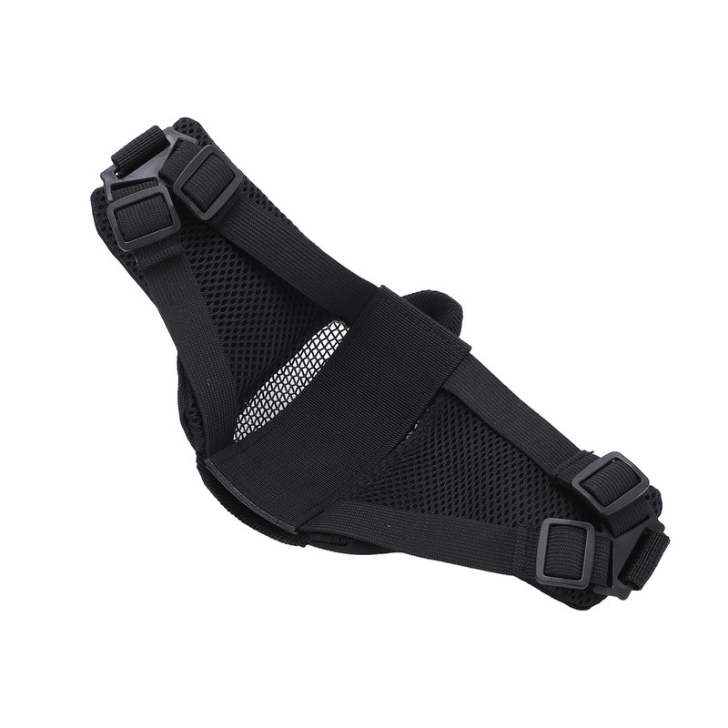 Outdoor Half Face Breathable Steel Mesh Face Cover Military for