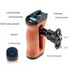 Foto4easy Camera Wooden Side Handle with Quick Release Rosette Mount