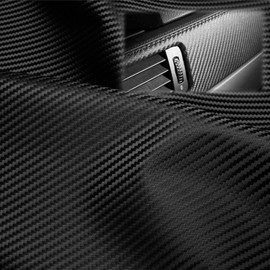 EZAUTO WRAP 36"x54" (3FTx4.5FT) Black Fabric Carbon Fiber 54" Wide Cloth Marine Vinyl Plain Weave Upholstery Automotive Seat Cover