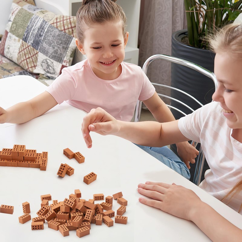 APOMOONS 100 Pcs Mini Bricks, Sim Micro Bricks for Garden,