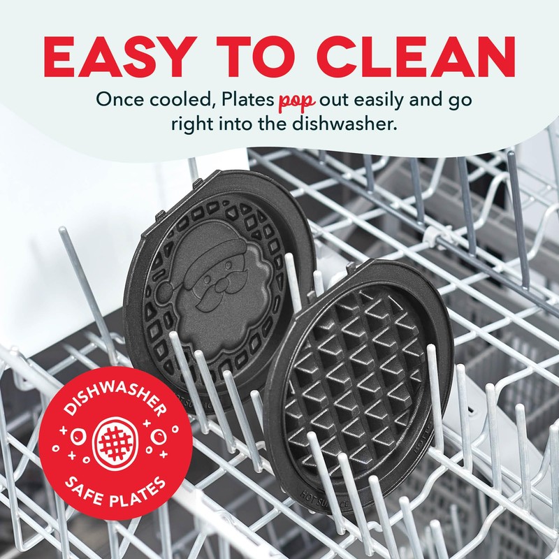 DASH Holiday Multimaker Mini System - Waffle Maker with Six