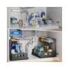OrganiMax Under Sink Organizer Sliding Drawer – 2-Tier Sliding Drawer